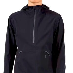 On Running Black Waterproof Anorak